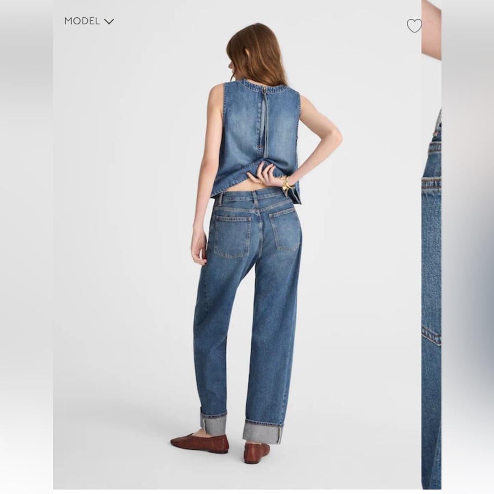 Madewell Pieced Barrel Leg Jeans - Picture 3 of 4